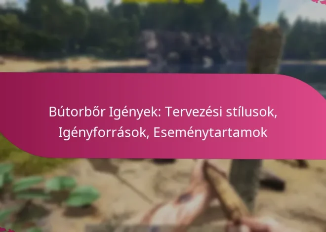 Bútorbőr Igények: Tervezési stílusok, Igényforrások, Eseménytartamok