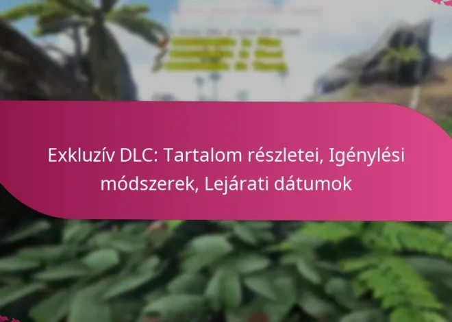 Exkluzív DLC: Tartalom részletei, Igénylési módszerek, Lejárati dátumok