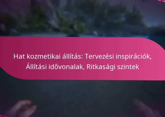 Hat kozmetikai állítás: Tervezési inspirációk, Állítási idővonalak, Ritkasági szintek