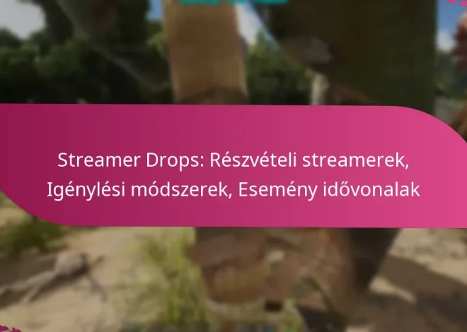 Streamer Drops: Részvételi streamerek, Igénylési módszerek, Esemény idővonalak