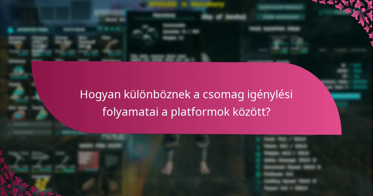 Mely elemek találhatók általában az esemény kozmetikai csomagokban?