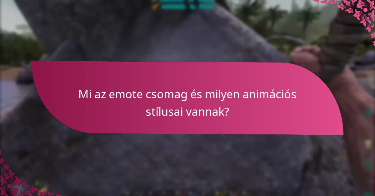 Mely emote csomagok vásárolhatók meg?